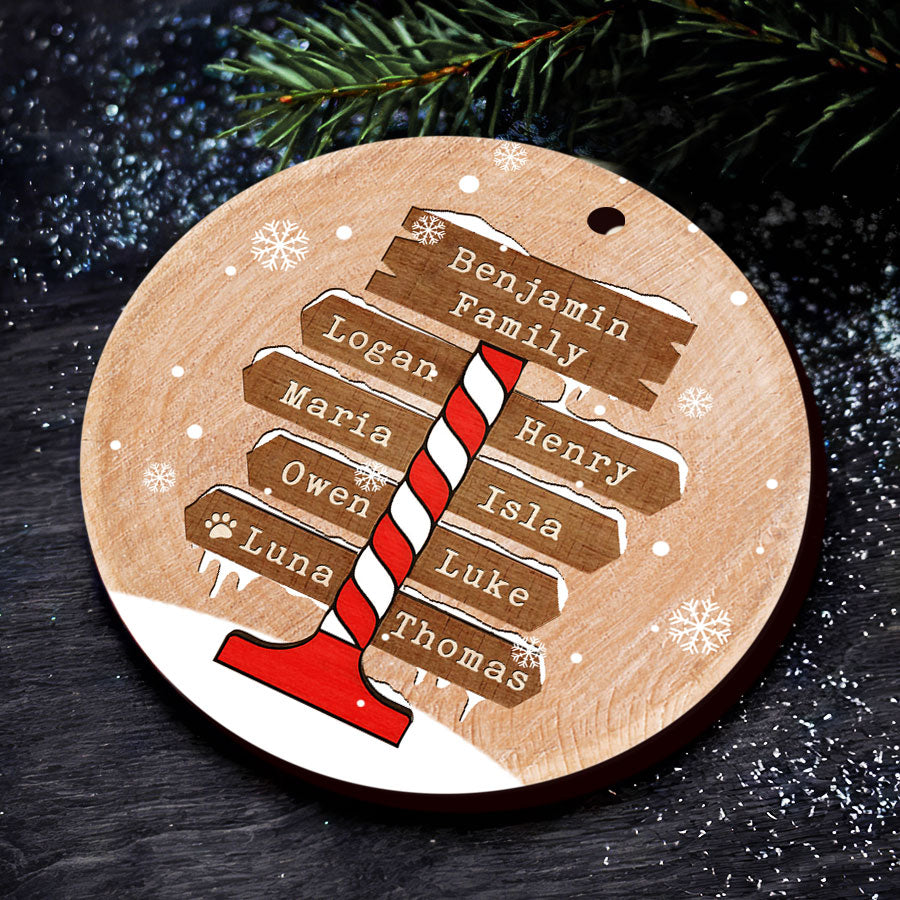 Family Personalized Ornaments