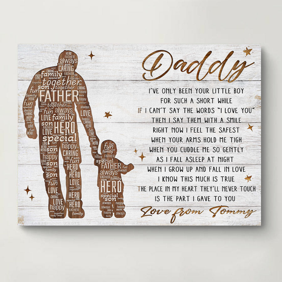 Custom Canvas for Fathers Day