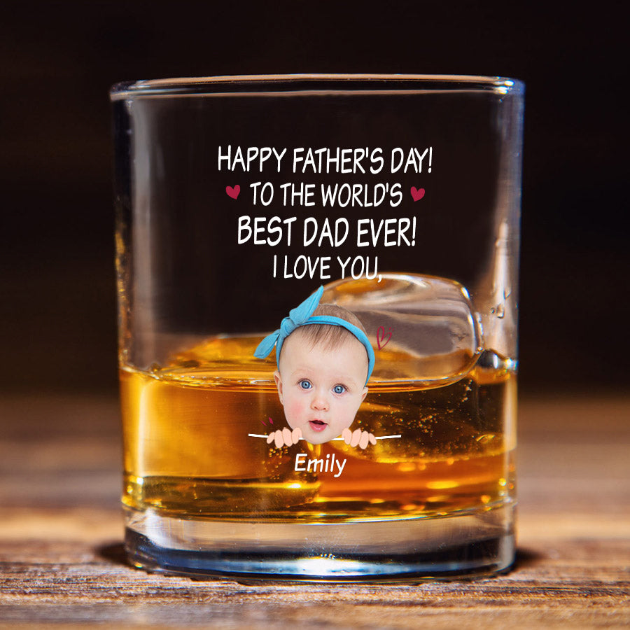 Dad Whiskey Glass