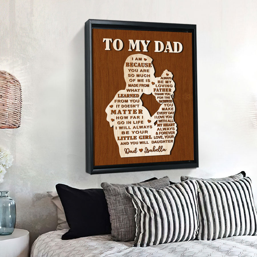 Custom Fathers Day Canvas