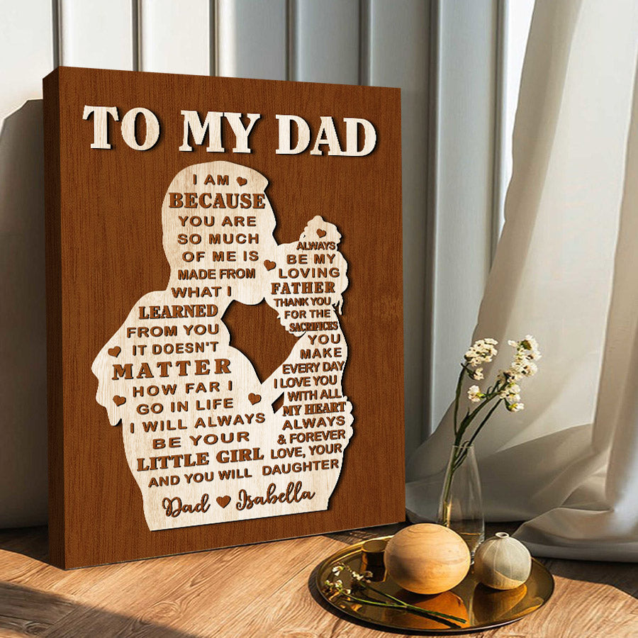 Custom Fathers Day Canvas