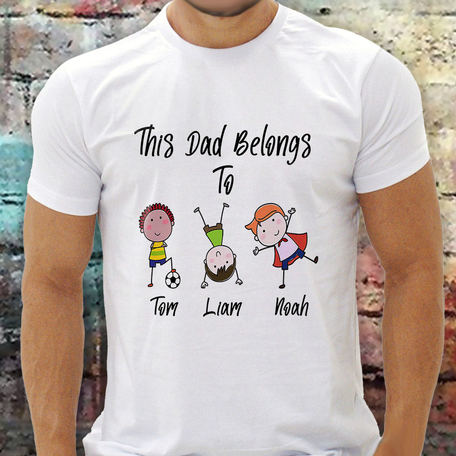 father's day t shirts personalized