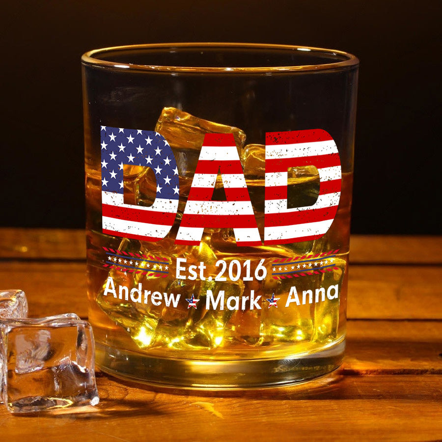 Father’s Day Whiskey Glass
