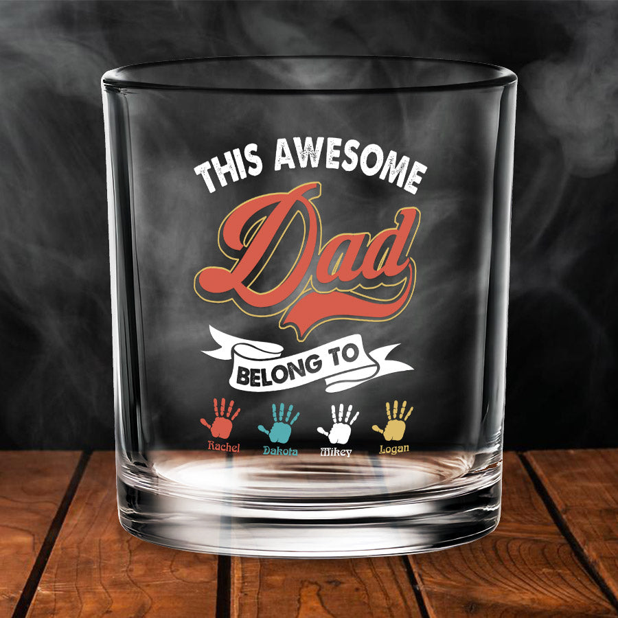 Fathers Day Drinking Glass