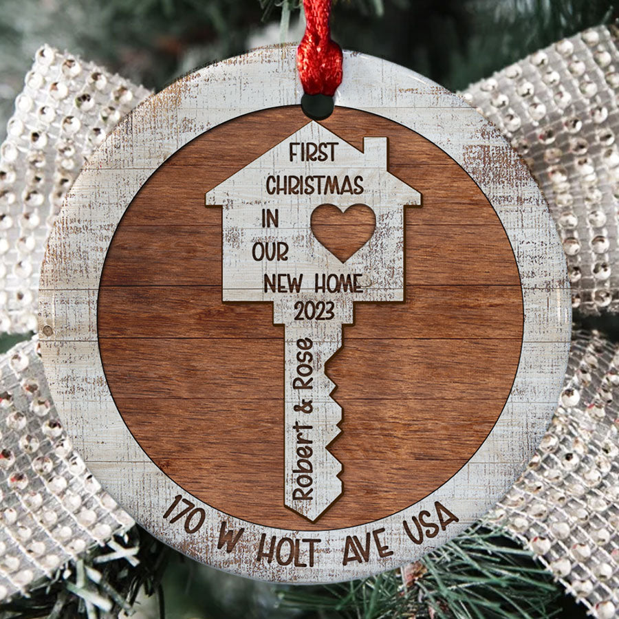 First Christmas In Our New Home Ornament | 1St Christmas In New Home ...