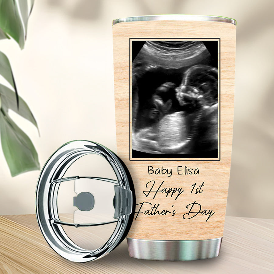 first fathers day tumbler