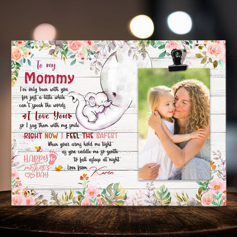 Personalized 1st Mothers Day Gifts Photo Frame