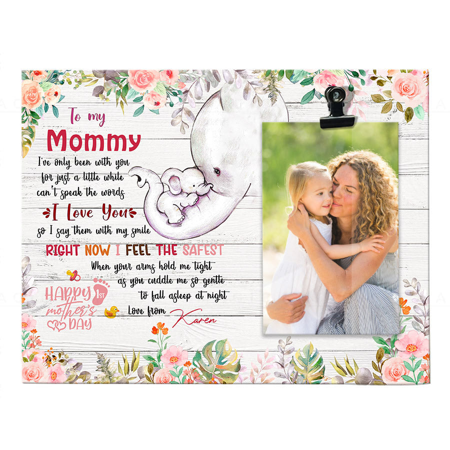 Personalized 1st Mothers Day Gifts Photo Frame