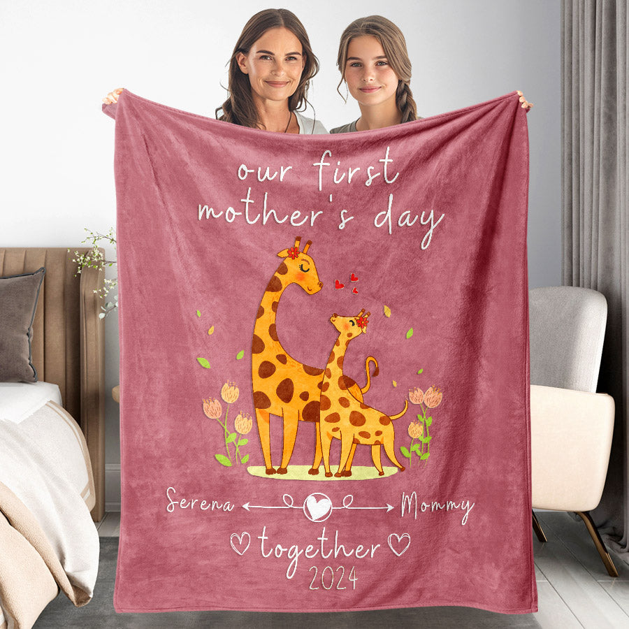 Custom 1st Mothers Day Blanket