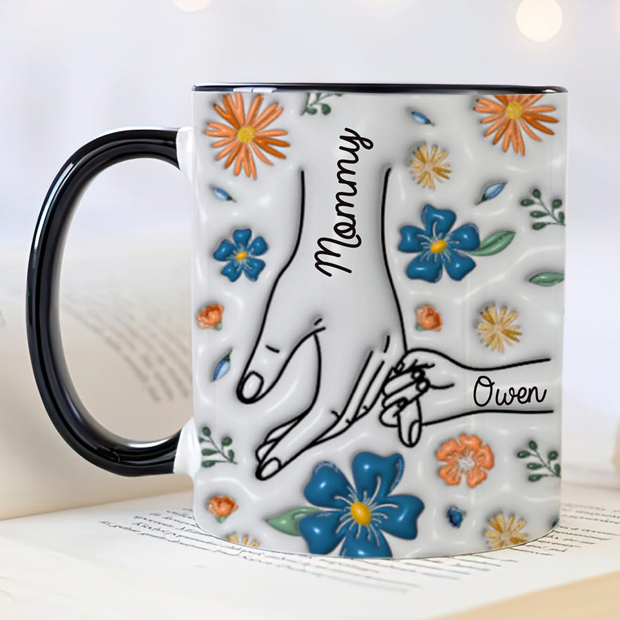 Family Personalized Custom 3D Inflated Effect Printed Mug