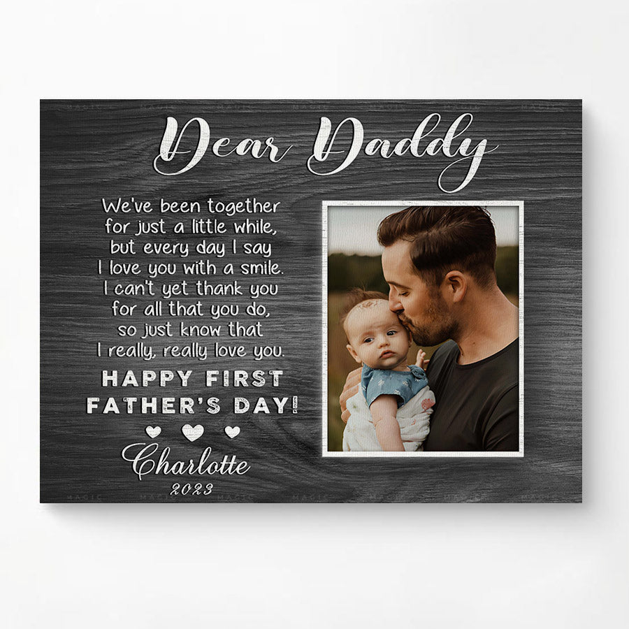 1st Father’s Day Canvas