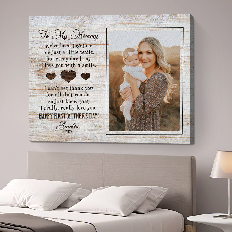 To My Mommy Mothers Day Wall Art