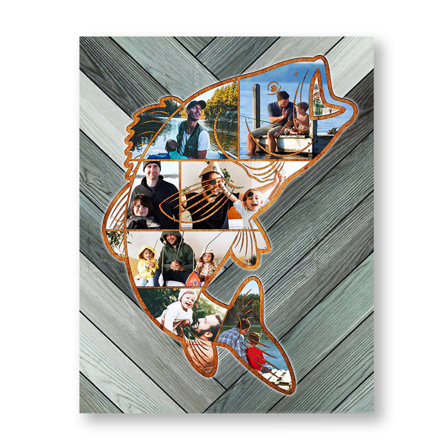 Custom Photo Collage Canvas for Father’s Day