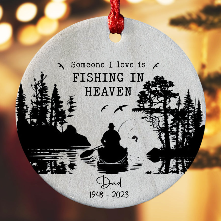 Fishing in Heaven Ornament