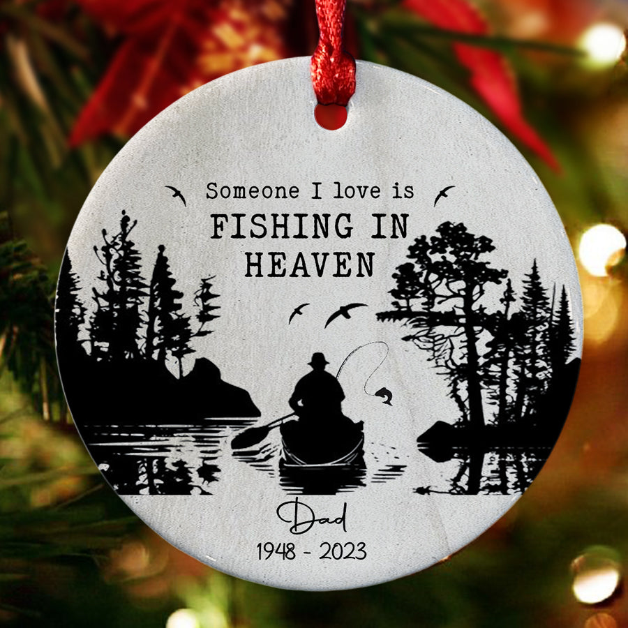 Fishing in Heaven Ornament
