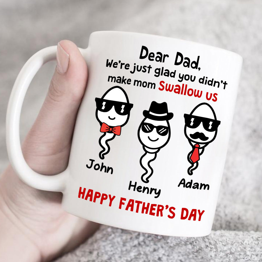 Perosonalized Fathers Day Coffee Mug