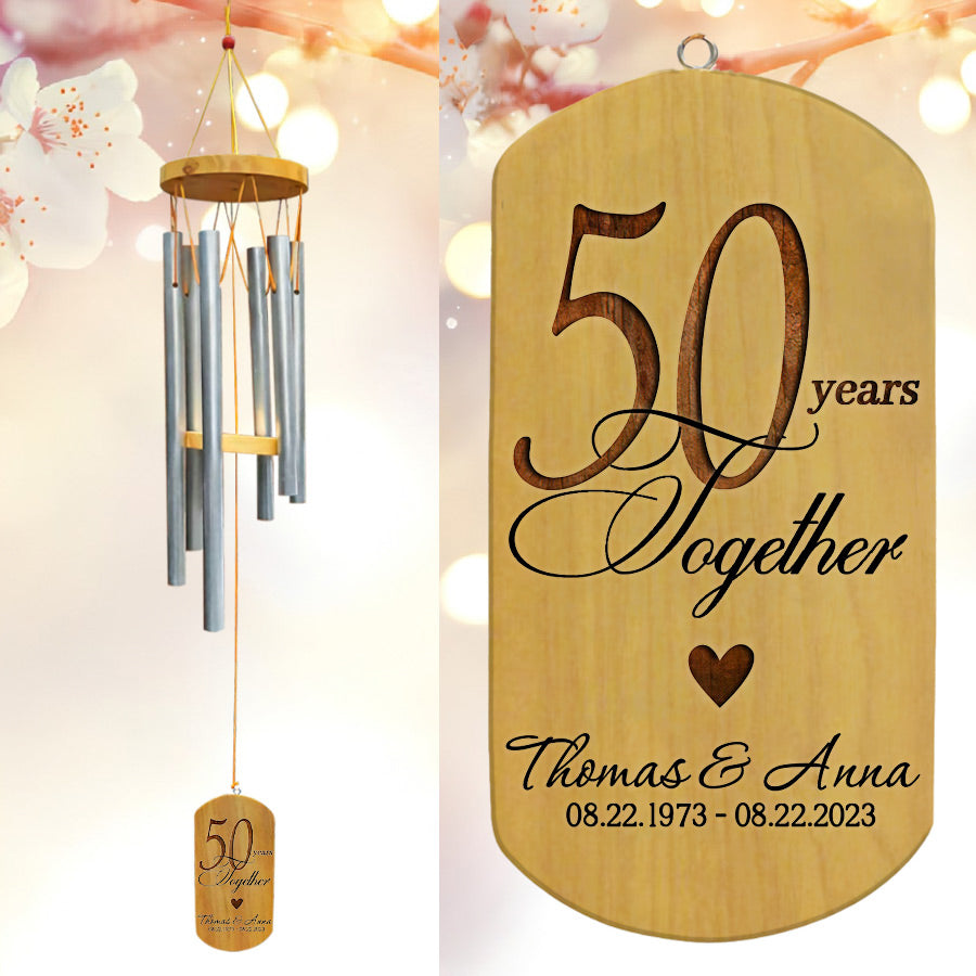 From Daughter 50th Wedding Anniversary Acrylic Heart Keepsake