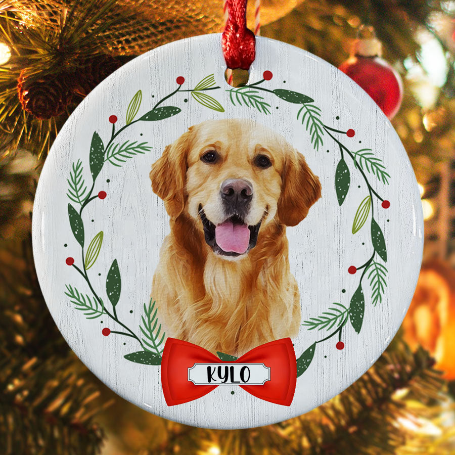 Custom Dog Ornaments Photo