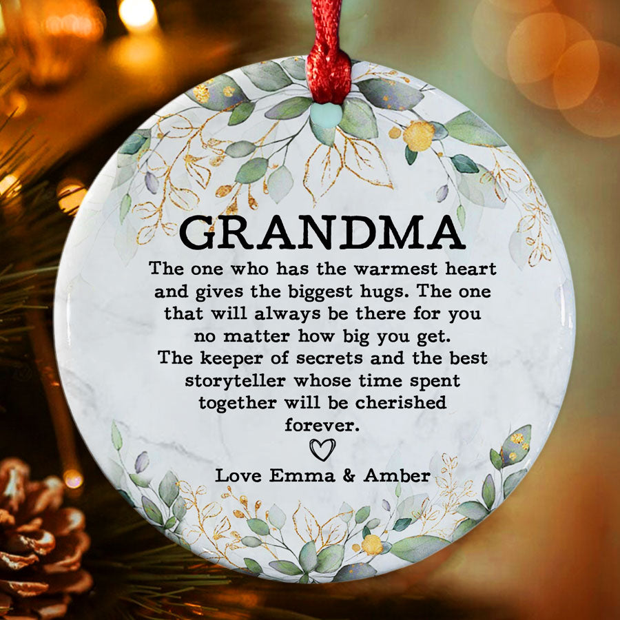 Grandma and Granddaughter Ornament