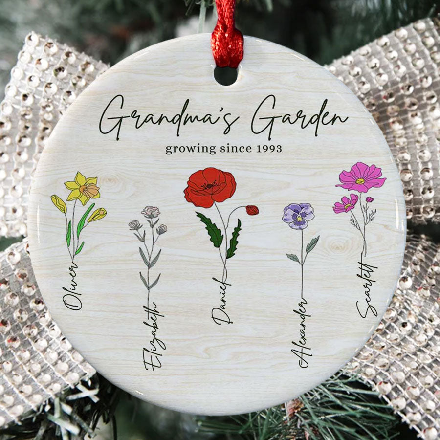 Ornament With Grandkids Names
