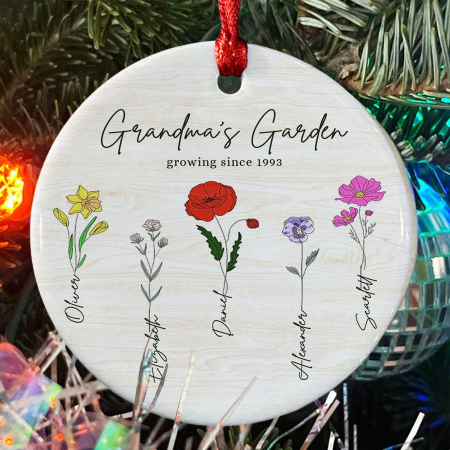 Ornament With Grandkids Names