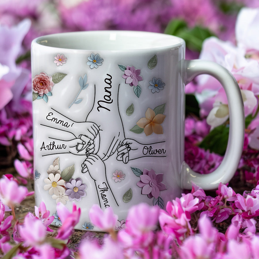Mothers Day Personalised Gifts for Grandma 3D Mug