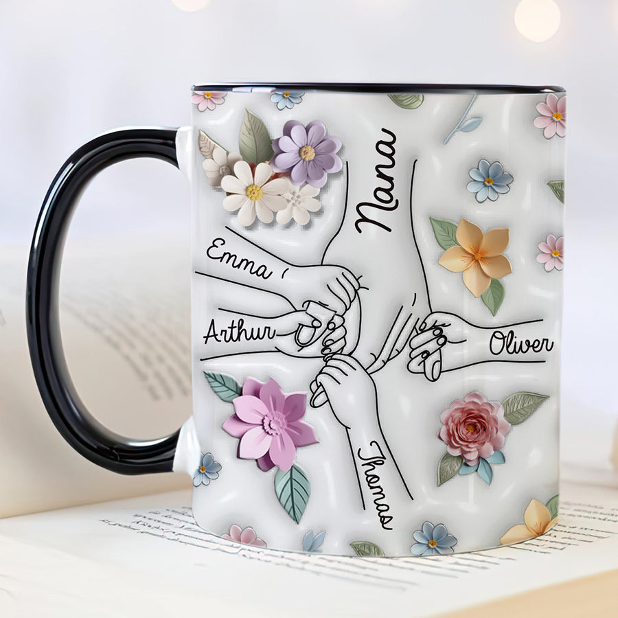 Mothers Day Personalised Gifts for Grandma 3D Mug