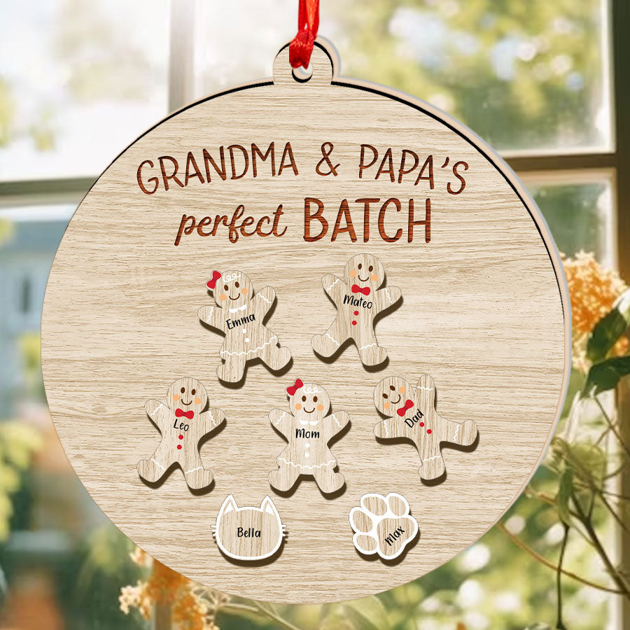 Grandma Grandpa Perfect Batch Ornament