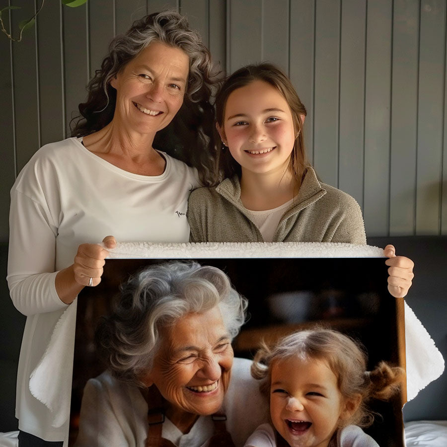 Grandma Photo Blanket
