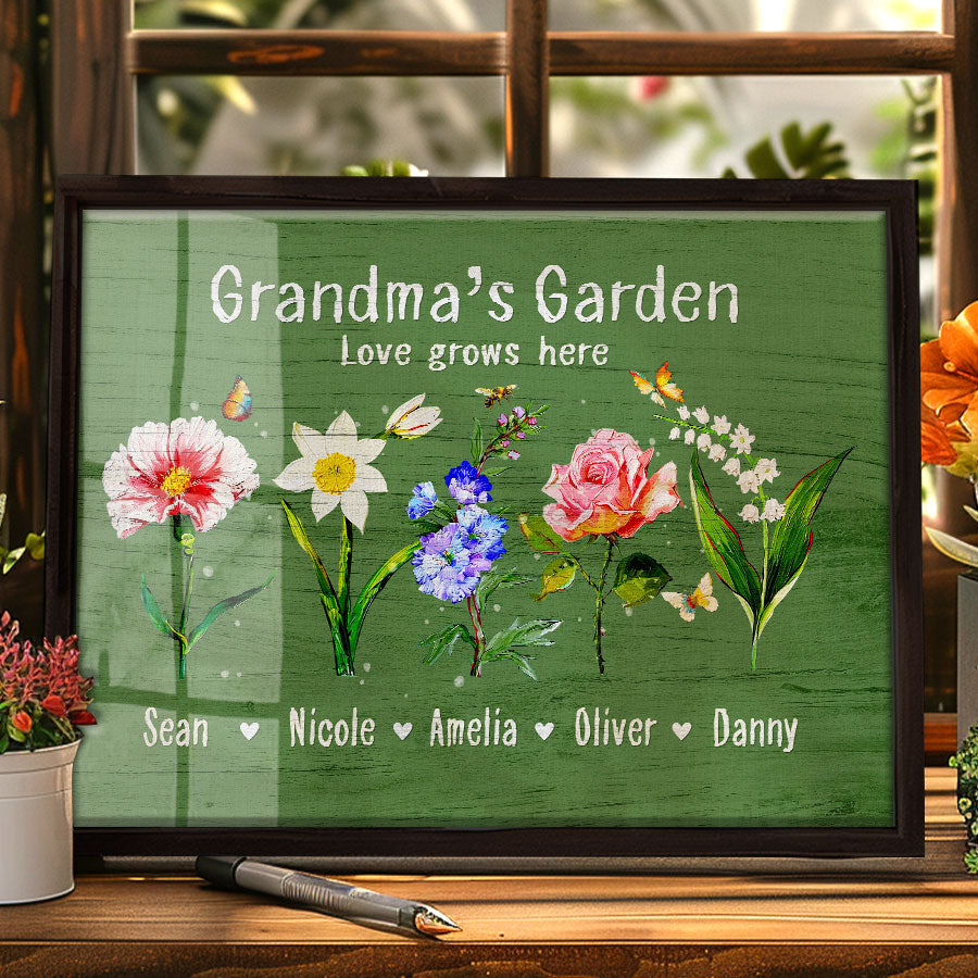 Personalized Grandmas Gifts for Mothers Day