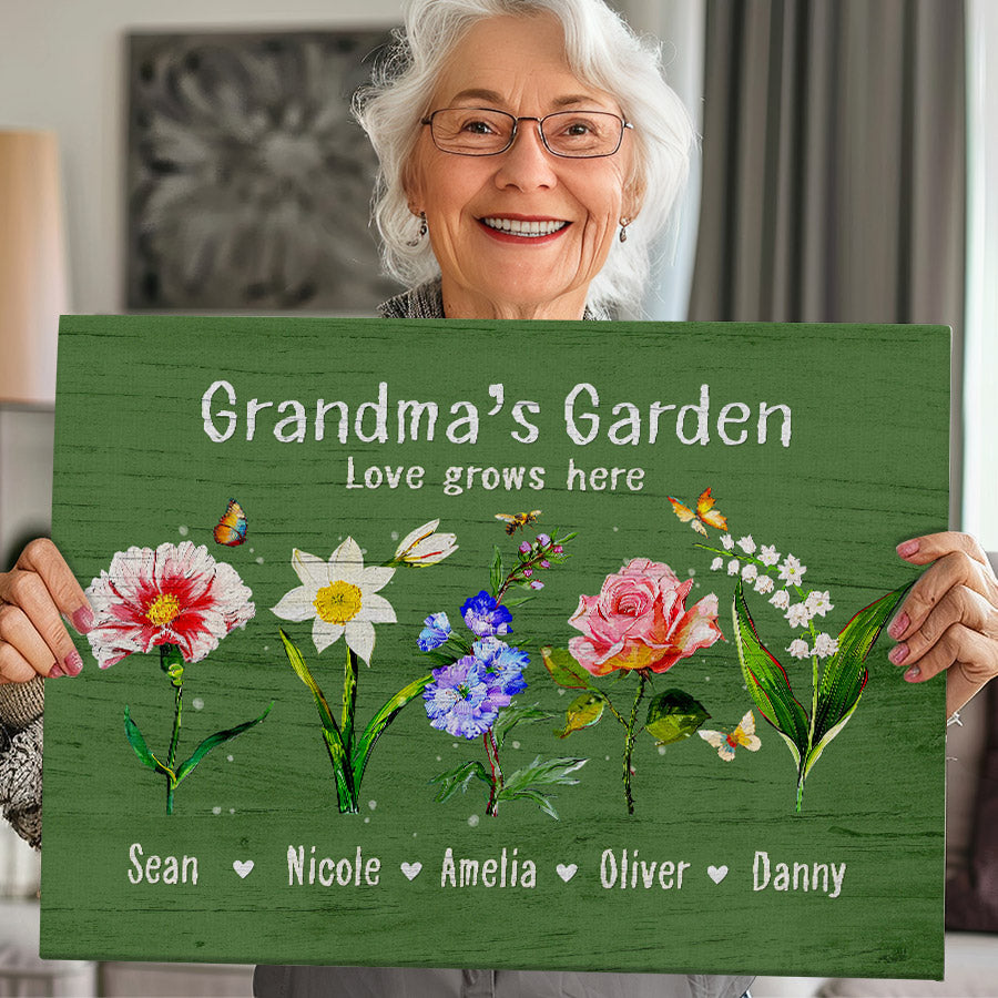 Personalized Grandmas Gifts for Mothers Day