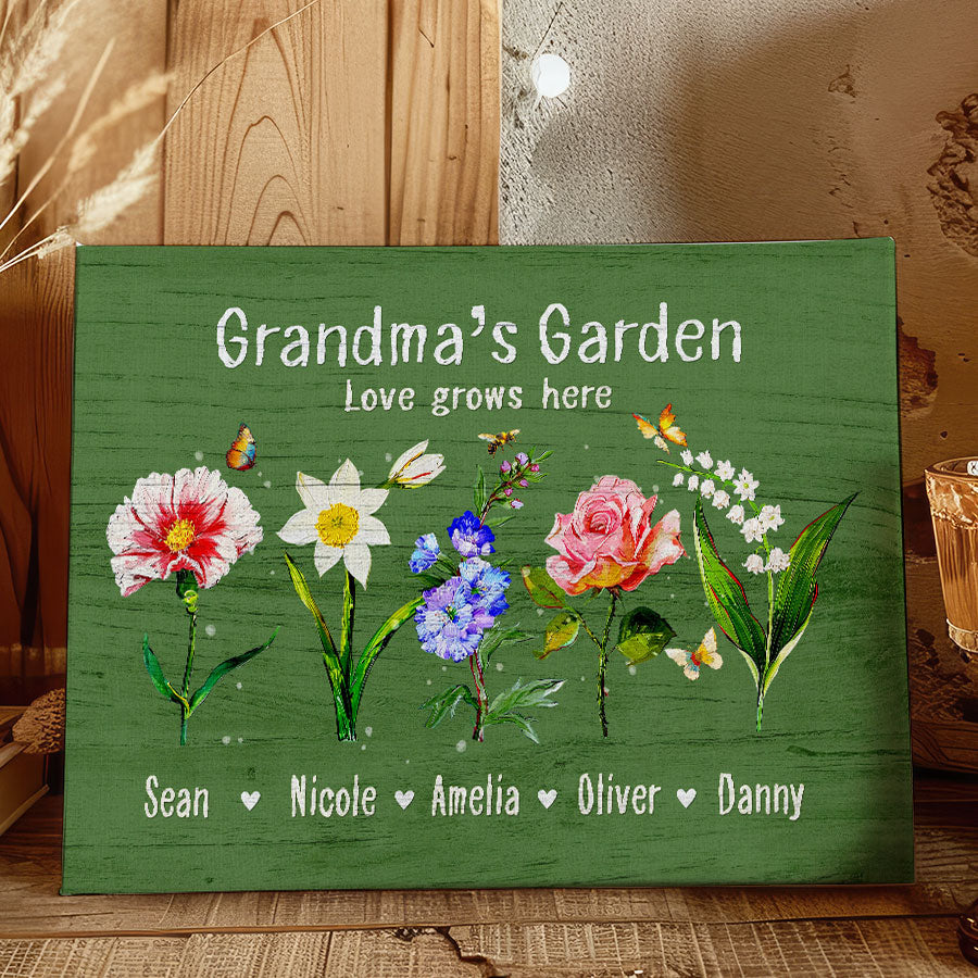 Personalized Grandmas Gifts for Mothers Day