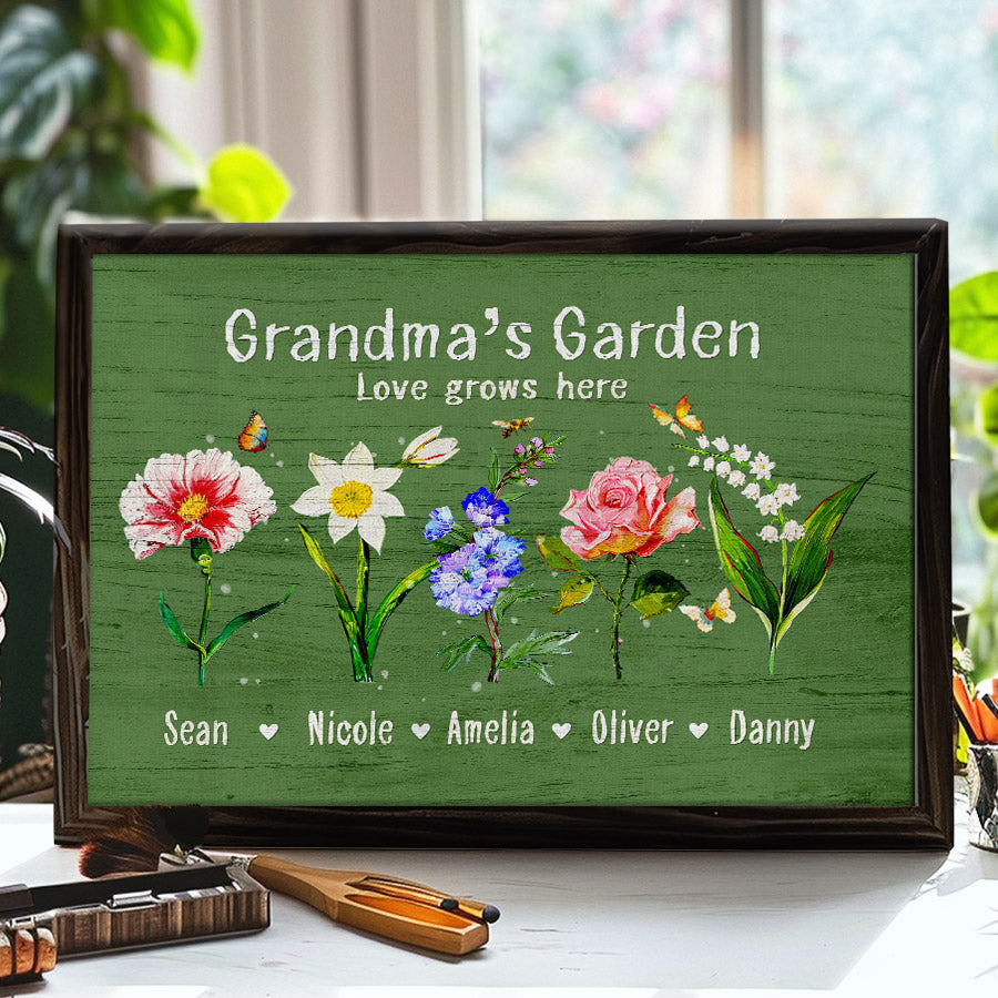 Personalized Grandmas Gifts for Mothers Day