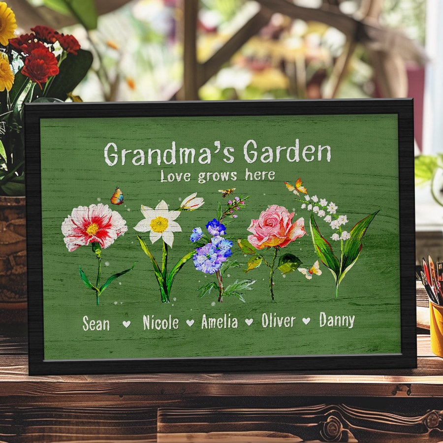 Personalized Grandmas Gifts for Mothers Day