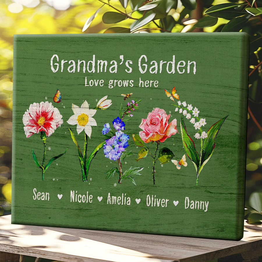 Personalized Grandmas Gifts for Mothers Day