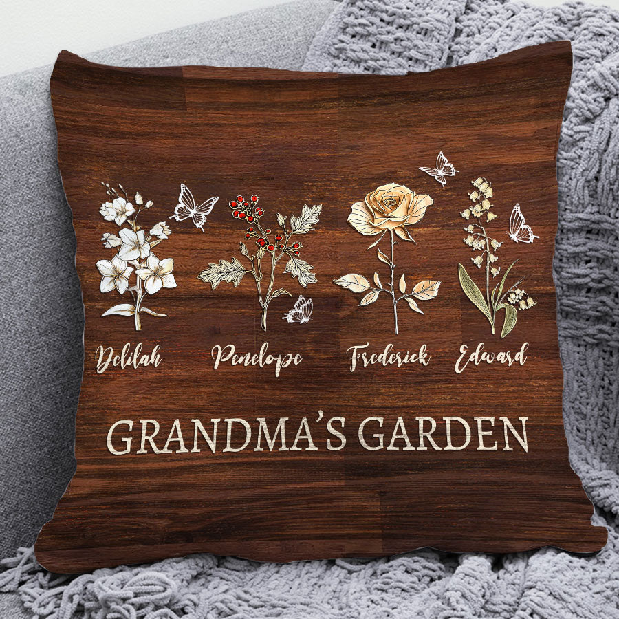 Grandmas Garden Pillow