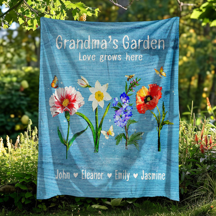 Grandmas Garden Blanket