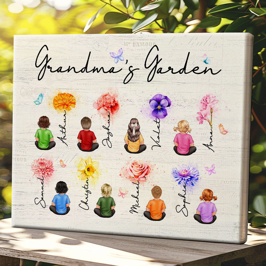 Grandma’s Garden Canvas for Mother’s Day