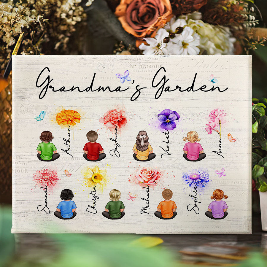 Grandma’s Garden Canvas for Mother’s Day