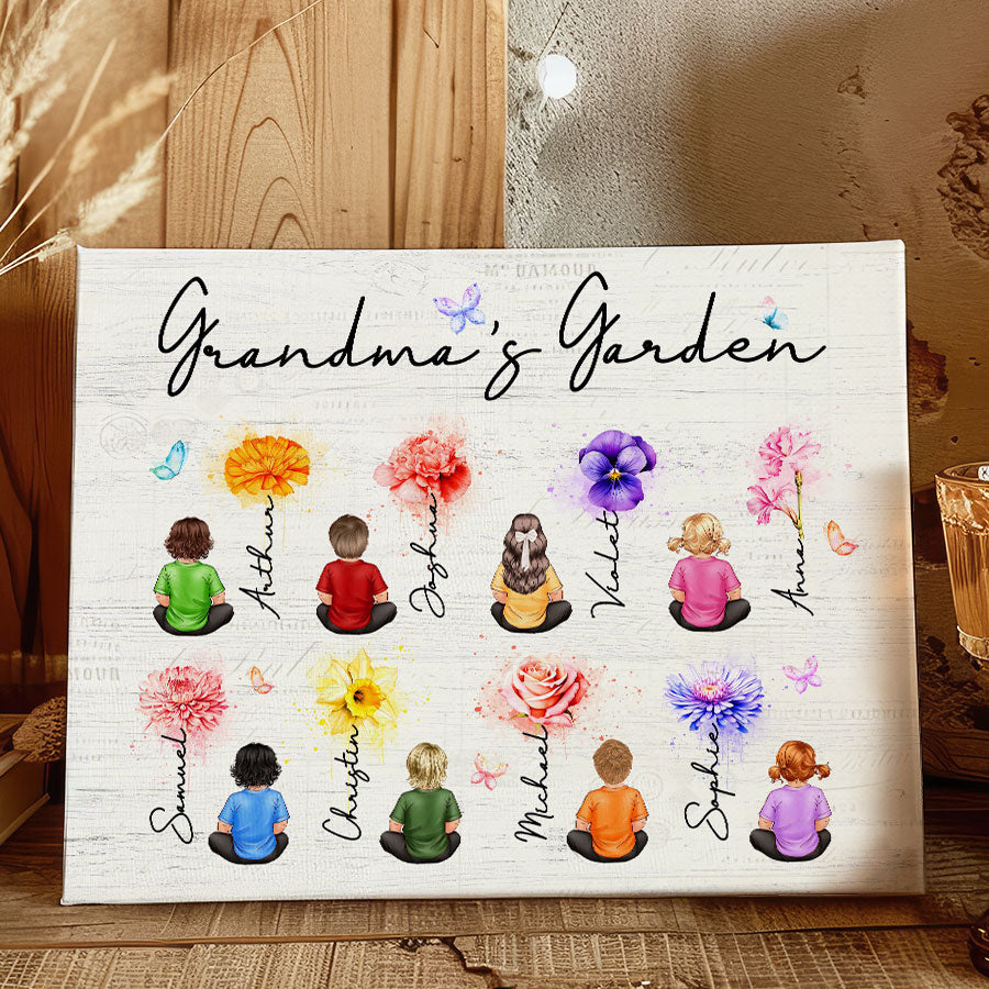 Grandma’s Garden Canvas for Mother’s Day