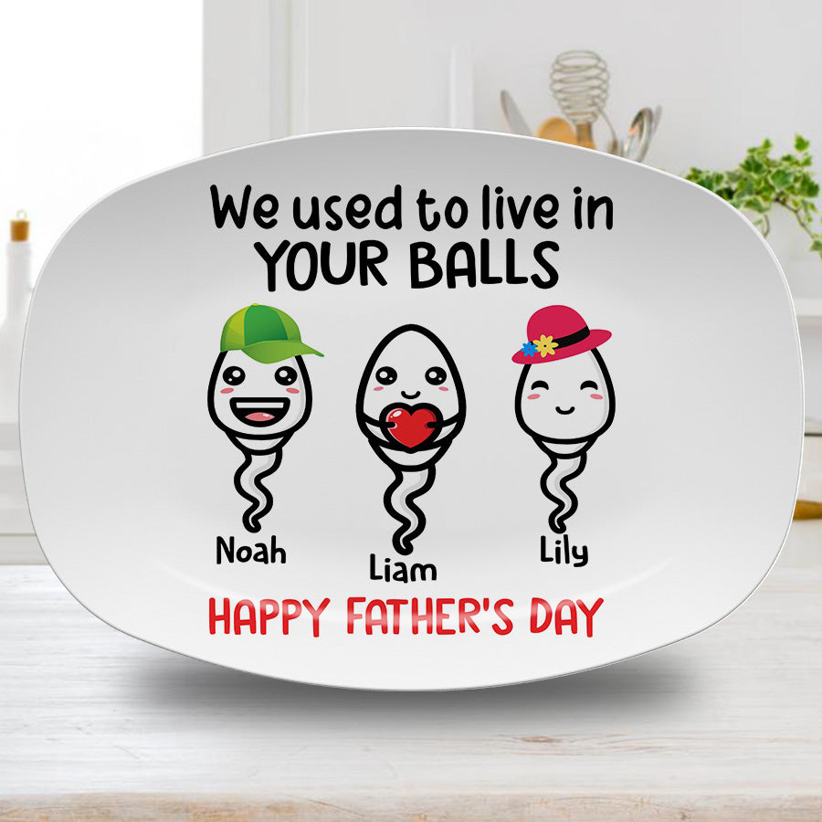 Funny Father’s Day Grilling Plate DIY