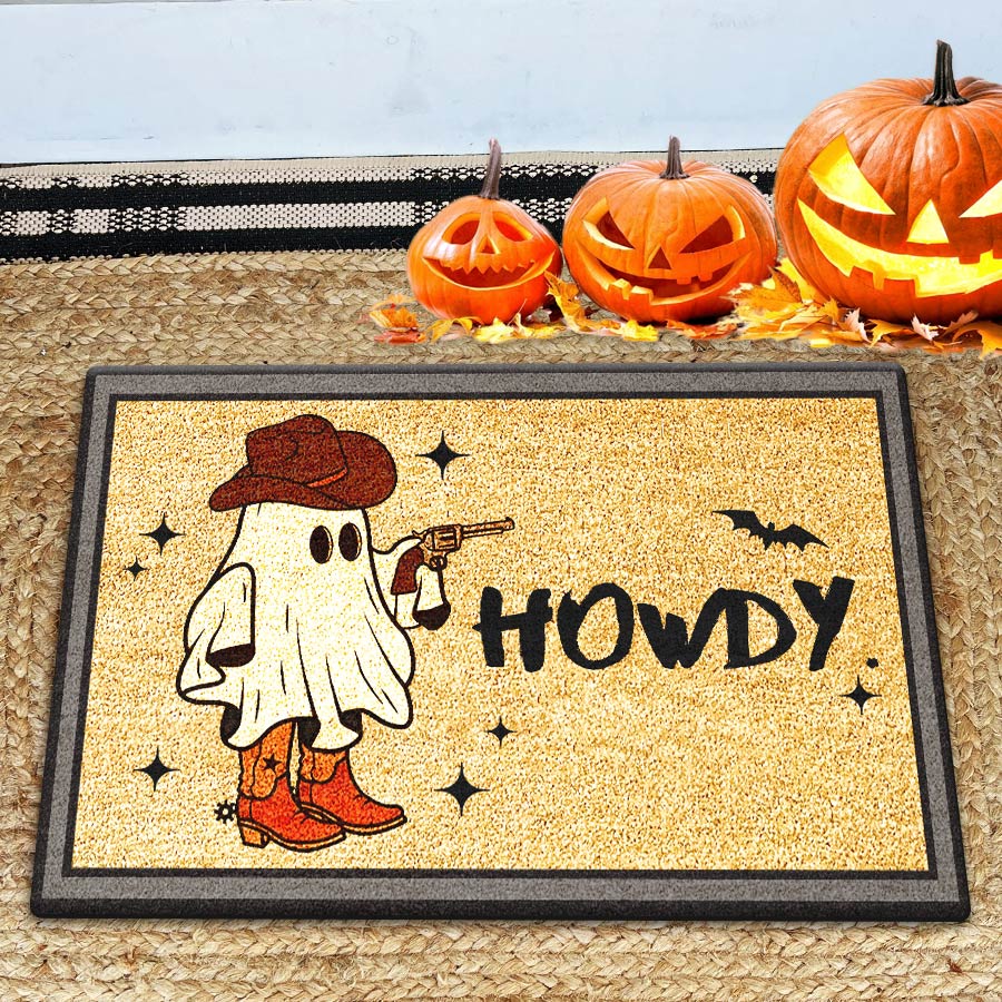 halloween front door mat