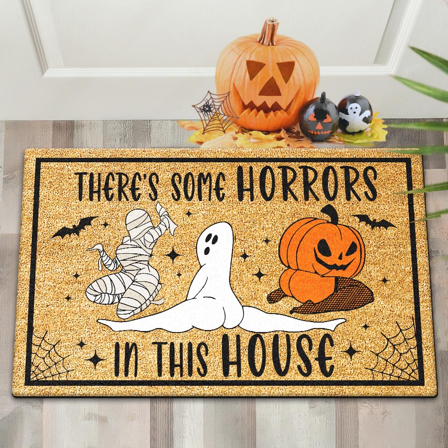 halloween welcome mat