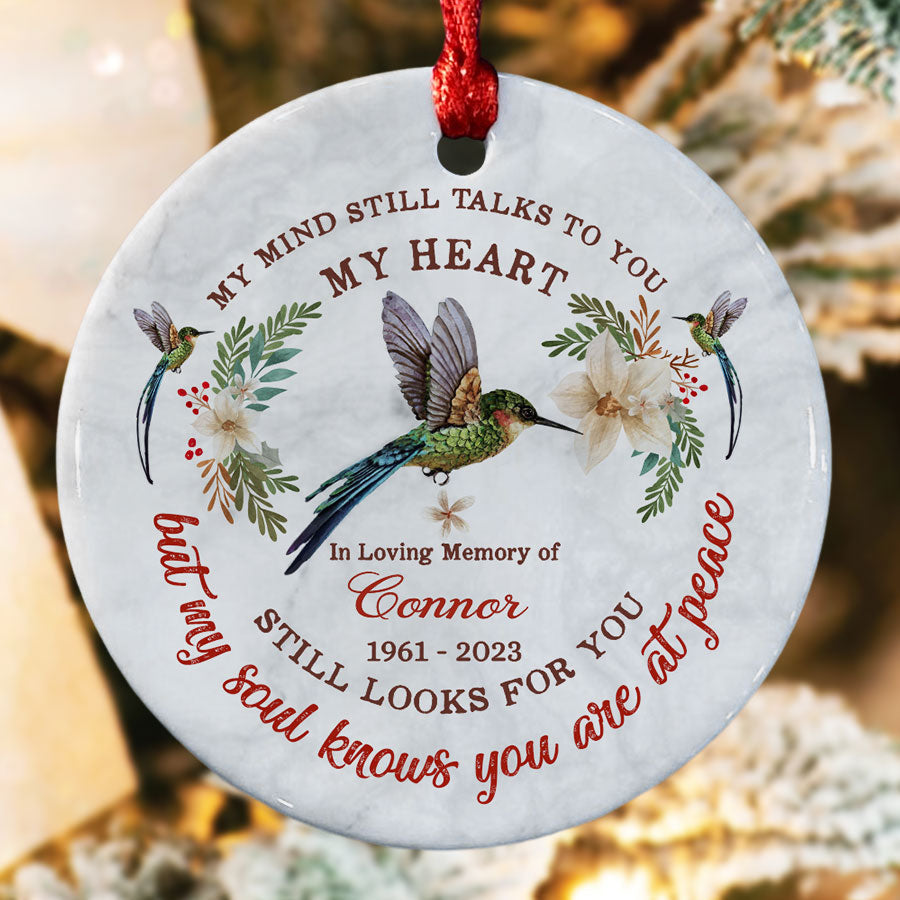 Hummingbird Memorial Ornament | In Loving Memory Ornaments | My Mind ...