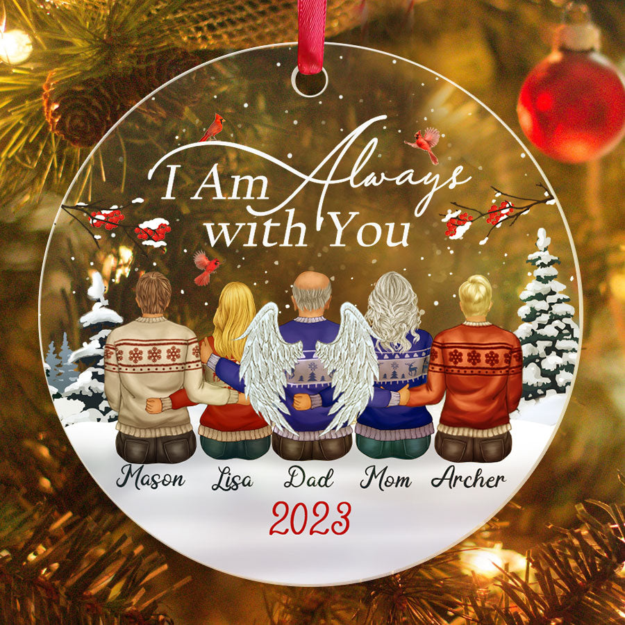 Personalized Memorial Ornaments for Dad