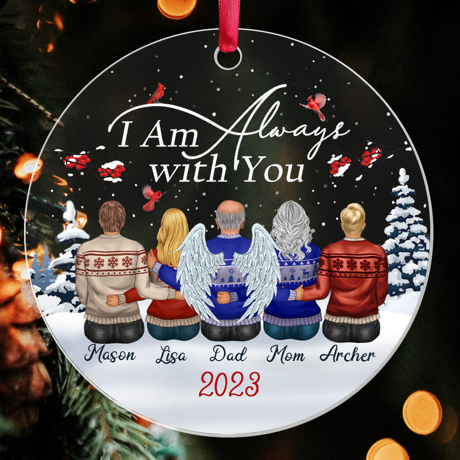 Personalized Memorial Ornaments for Dad