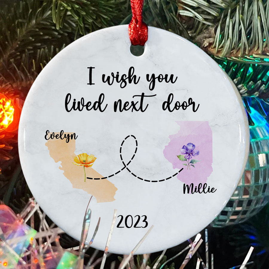 Custom Friends Christmas Ornaments