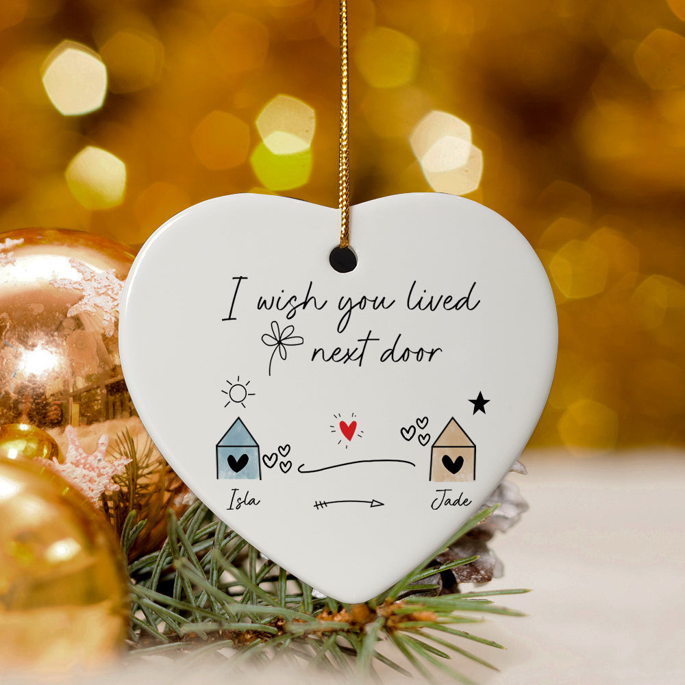 Custom Friends Christmas Ornament