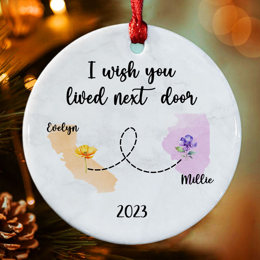 Custom Friends Christmas Ornaments