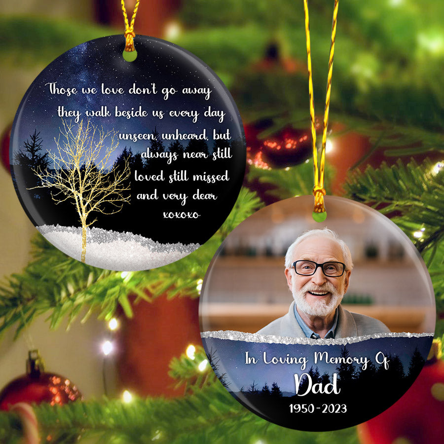 In Memory of Dad Ornaments